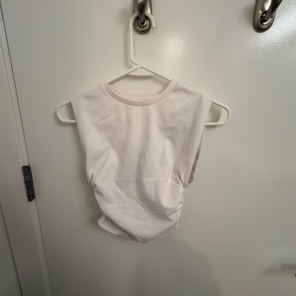 Zara Cream Muscle Tee